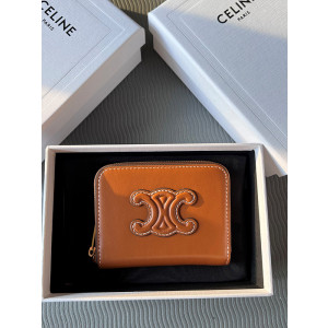 셀린느 퀴르 트리오페 컴팩트 지퍼 지갑