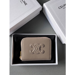 셀린느 퀴르 트리오페 컴팩트 지퍼 지갑