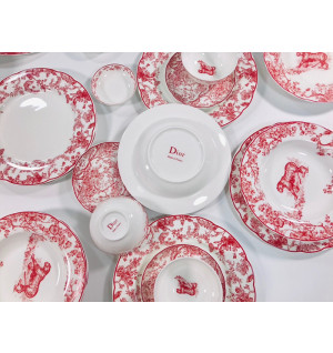 디올 뜨왈드주이 시리즈 41피스 식기 세트
