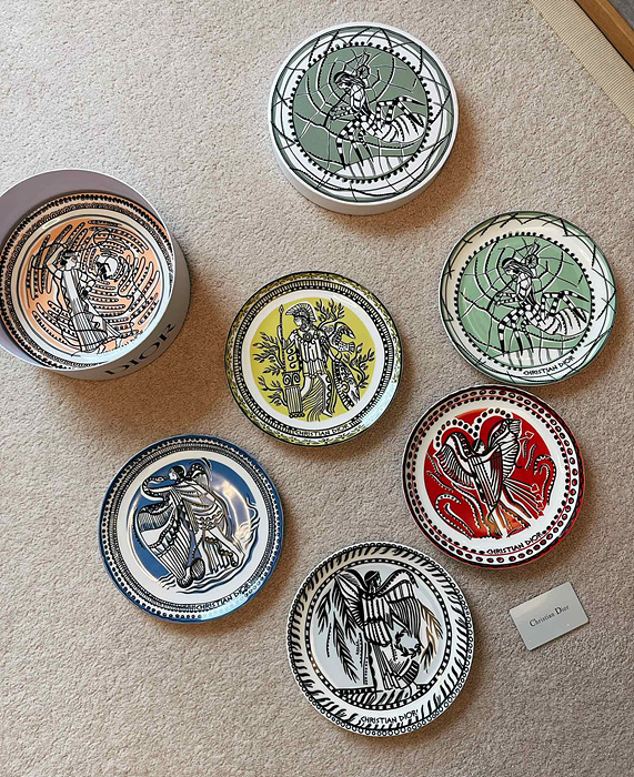 디올 여신 디너 플레이트 세트