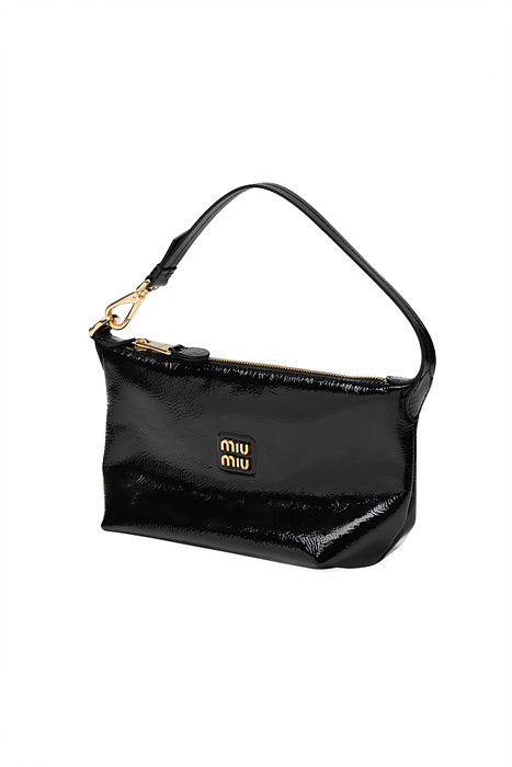 미우미우 나플락 페이턴트 가죽 파우치