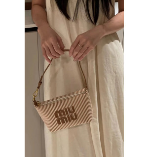 미우미우 스피릿 스트라이프 미니 백