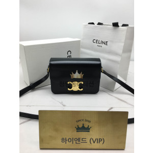 셀린느 트리오페 숄더백 25SS 샤이니 카프스킨 틴 / 미디움 (내부 리뉴얼.ver)