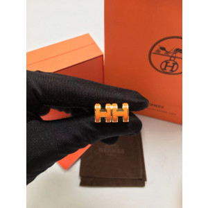 에르메스 팝아슈 귀걸이 (컬러 오렌지) (미니 팝 / 팝)