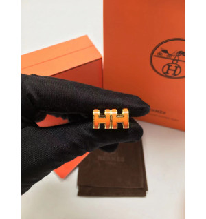 에르메스 팝아슈 귀걸이 (컬러 오렌지) (미니 팝 / 팝)