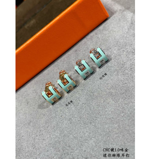 에르메스 팝아슈 귀걸이 (컬러 민트) (미니 팝 / 팝)