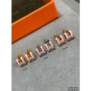 에르메스 팝아슈 귀걸이 (컬러 핑크) (미니 팝 / 팝)