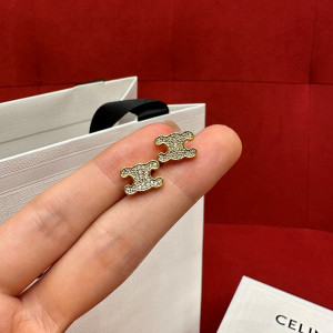 셀린느 트리오페 라인스톤 귀걸이