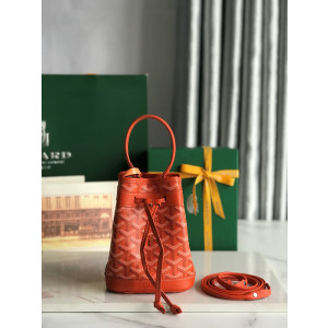고야드 쁘띠플로 미니 버킷백 (컬러 오렌지)