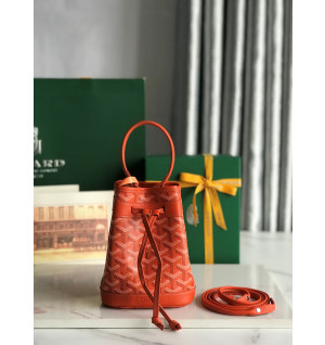 고야드 쁘띠플로 미니 버킷백 (컬러 오렌지)
