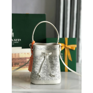 고야드 쁘띠플로 미니 버킷백 (컬러 화이트)