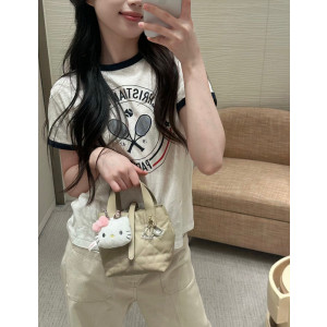 디올 뚜주흐 나노 버티컬 토트백 (컬러 파우더 베이지)