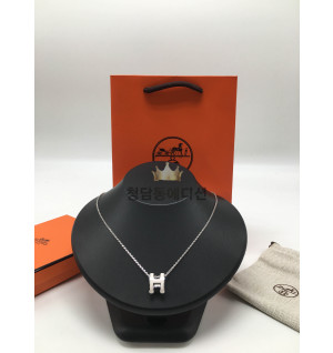 에르메스 팝아슈 목걸이 오리지널 사이즈 (컬러 화이트)