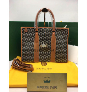 고야드 모르방 도큐멘트 케이스 서류가방 (컬러 블랙탄 브라운)