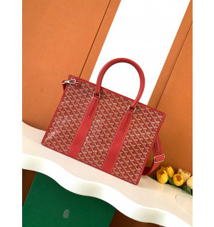 고야드 모르방 도큐멘트 케이스 서류가방 (컬러 레드)