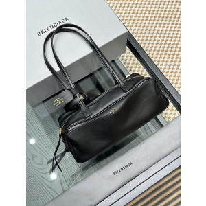 발렌시아가 캐리 볼링백 스몰 블랙