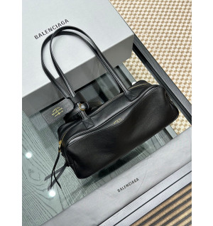 발렌시아가 캐리 볼링백 스몰 블랙