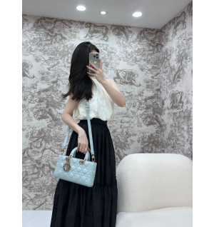 디올 cd D-joy 까나쥬 숄더백 미디움