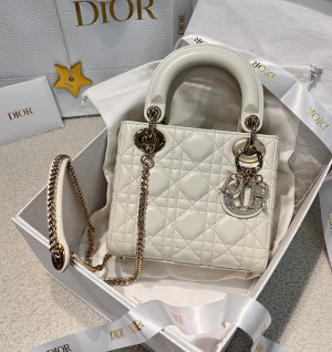 디올 레이디백 미니 (파베 참) (upgrade ver.)