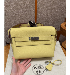 에르메스 켈리 메신저백 올수공 (컬러 존 푸셩) (Renewal ver.)