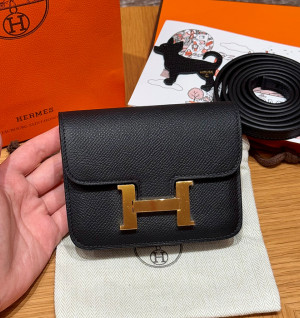 에르메스 콘스탄스 슬림 올수공 (컬러 누아(블랙)) (금장)