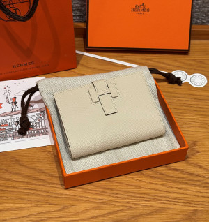 에르메스 뉴 H 파상 앱송 반지갑 올수공 (컬러 끄레)