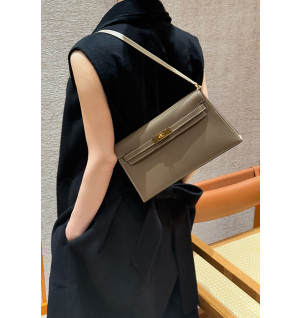 에르메스 켈리 엘란 올수공 마담 레더 (컬러 에토프 금장)