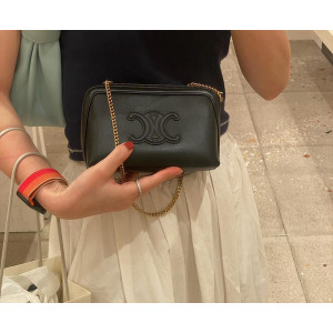 셀린느 퀴르 트리오페 체인 클러치