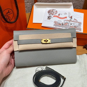 에르메스 켈리 투 고 미니백 앱송 (컬러 그리 무엣 금장)