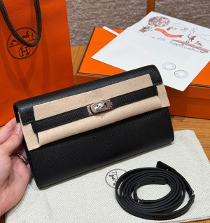 에르메스 켈리 투 고 미니백 앱송 (컬러 누아(블랙)은장)