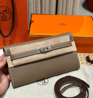 에르메스 켈리 투 고 미니백 앱송 (컬러 에토프 은장)