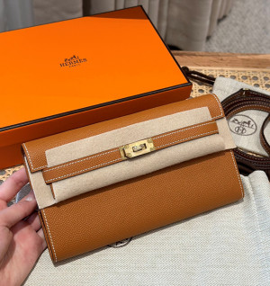 에르메스 켈리 투 고 미니백 앱송 (컬러 토피 금장)