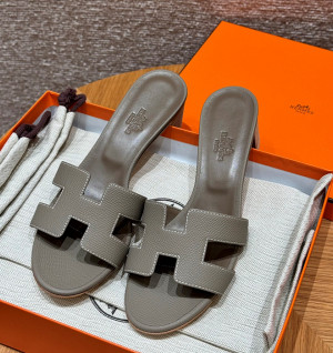 에르메스 오아시스 샌들 앱송 (컬러 그리 아스팔트) (handmade ver.)