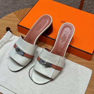 에르메스 지지50 샌들 (컬러 끄레) (handmade ver.)