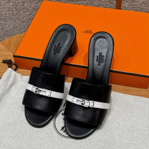 에르메스 지지50 샌들 (컬러 누아) (handmade ver.)