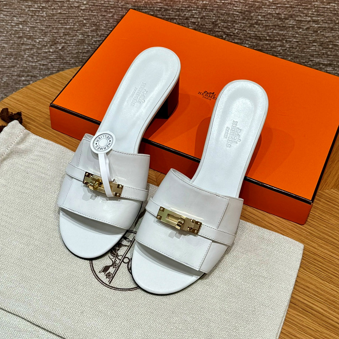 에르메스 지지50 샌들 (컬러 블랑) (handmade ver.)