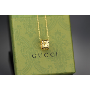 구찌 링 목걸이 (컬러 옐로우골드)