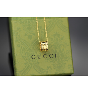 구찌 링 목걸이 (컬러 옐로우골드)