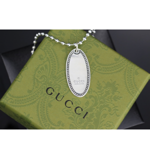 구찌 타원 목걸이