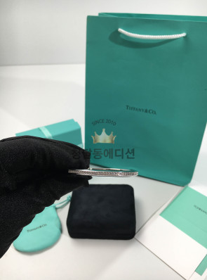티파니 락 팔찌 17cm (컬러 옐로우골드, 화이트골드)