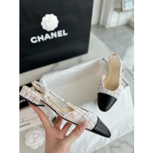 샤넬 트위드 슬링백