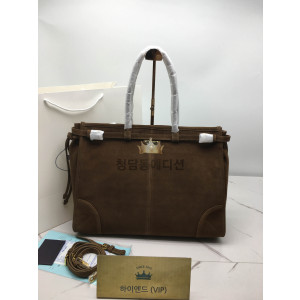 프라다 엑스트라 라지 가죽 핸드백 1BA439