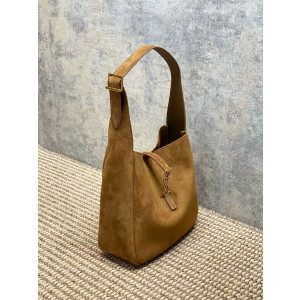 생로랑 LE5À7 스웨이드 숄더백 스몰