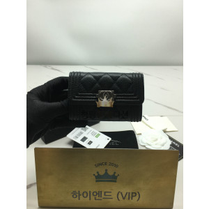 샤넬 보이 카드지갑 (은장)