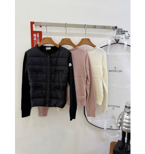 몽클레어 패널 울 패딩 가디건 (3COLOR)