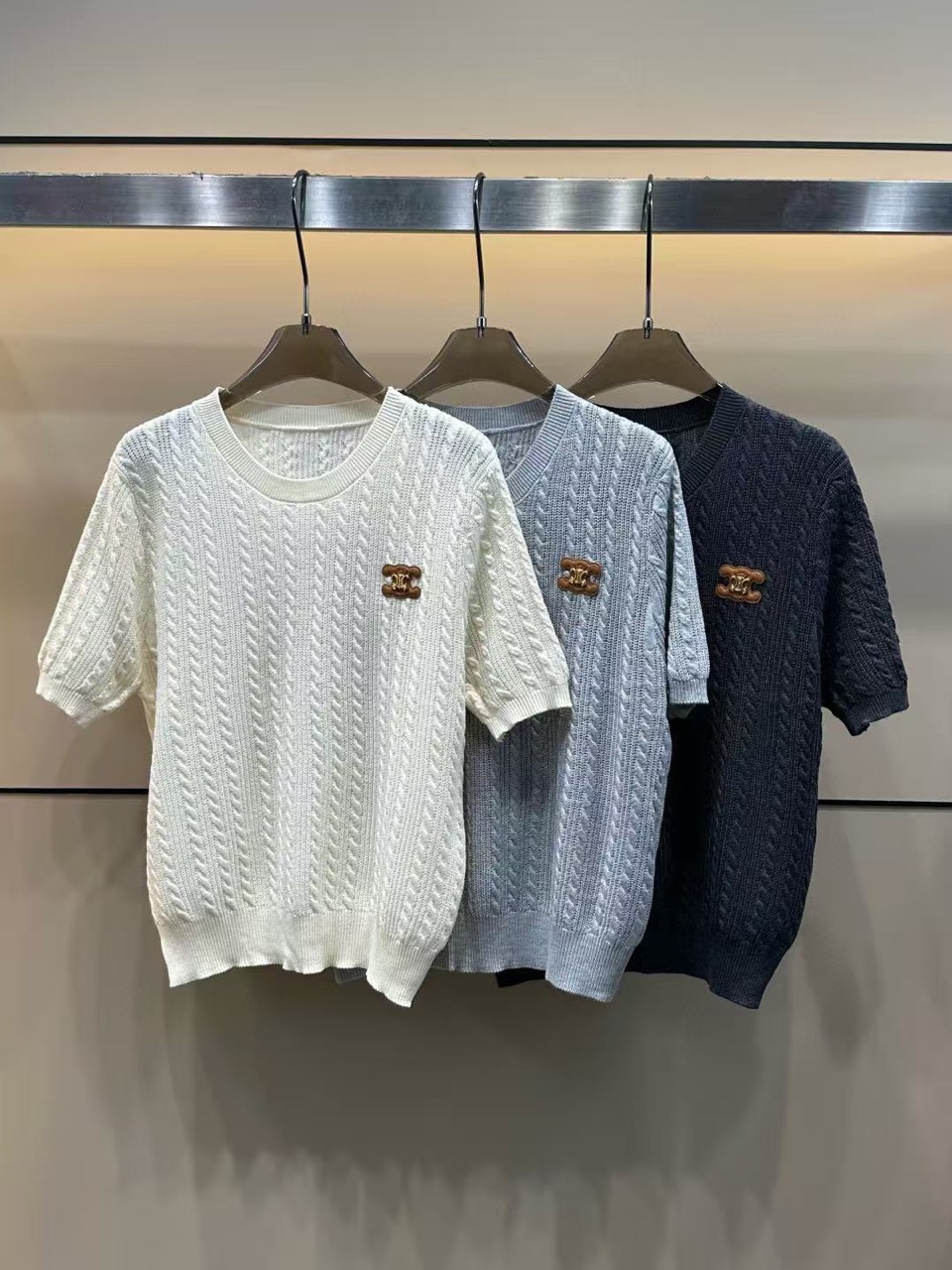 셀린느 반팔 (3COLOR)