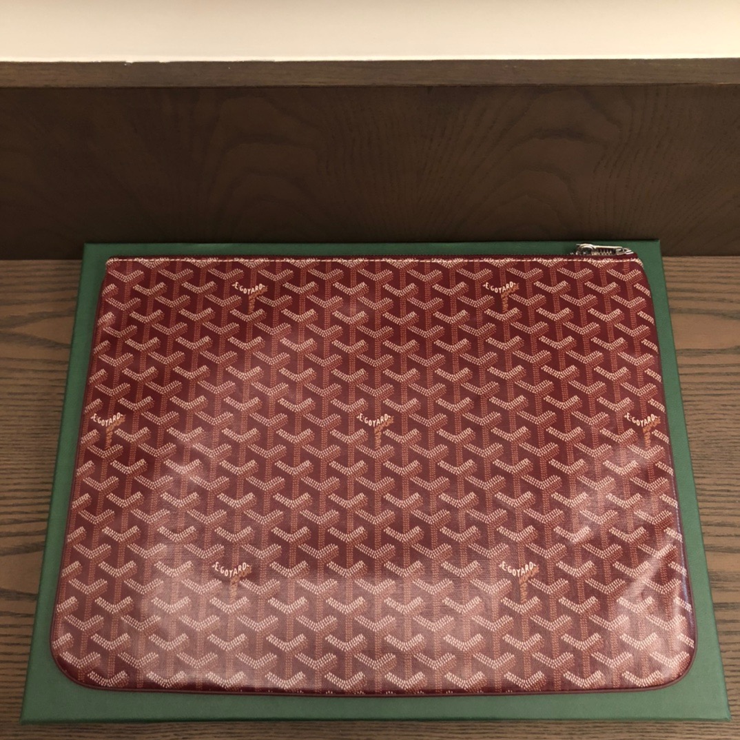 고야드 세나 클러치 MM /GM (컬러 버건디)