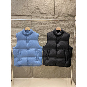 디올 오블리크 패딩 조끼 (남성용) (컬러 블랙, 블루)