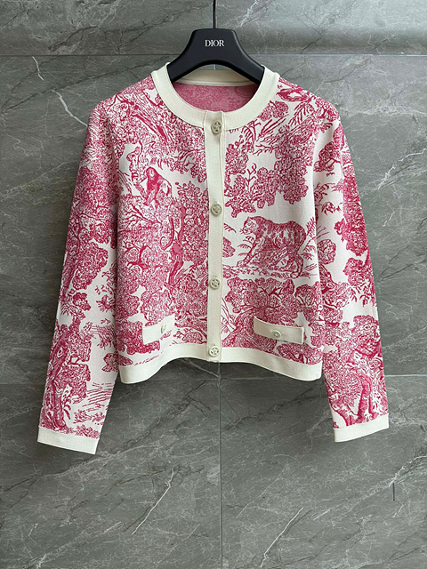 디올 가디건 (컬러 블루,핑크)