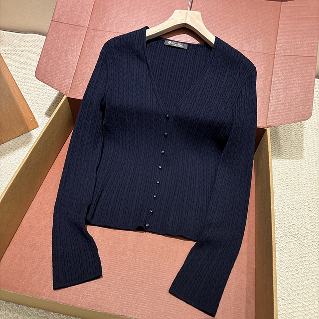 로로피아나 케이블 니트 가디건 (4COLOR)